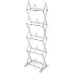 Mitsu 5 Tier 90 Media Rack Clear - Atlantic