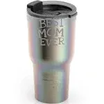 RTIC 20 oz Stainless Steel Insulated Tumbler, Splash-Proof Lid, Twilight Glitter, Silver