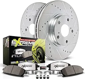 Power Stop 15-19 Ford Mustang Front Z26 Street Warrior Brake Kit