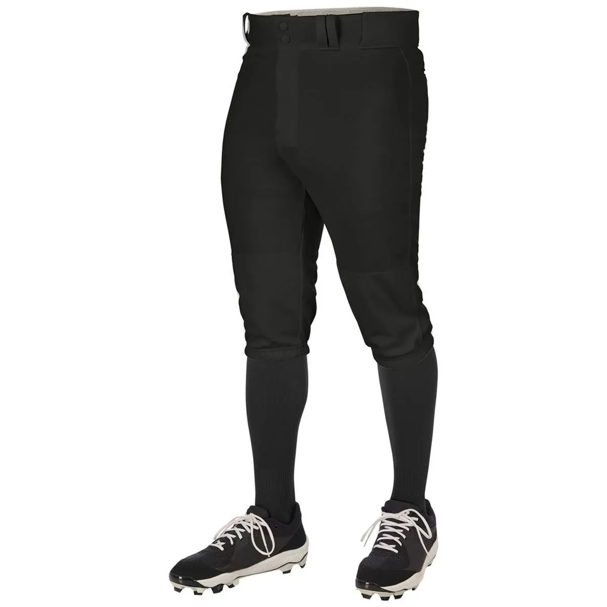 Champro Men's Triple Crown 2.0 Knicker Baseball Pants, Black / M