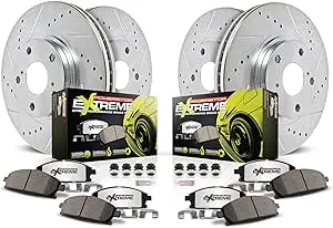 Front and Rear Disc Pad and Rotor: Disc Brake Kit, K26