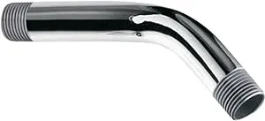 Moen 10154 Accessory Shower Arm with 1/2-Inch IPS Connections, 6-Inch, Chrome