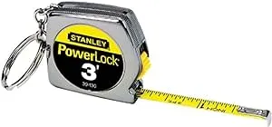 Stanley Tools 3 ft PowerLock Key Tape Measure 39-130