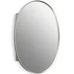 Kohler K-35571 Verdera 24" x 34" Oval Framed Medicine Cabinet - Brushed Nickel