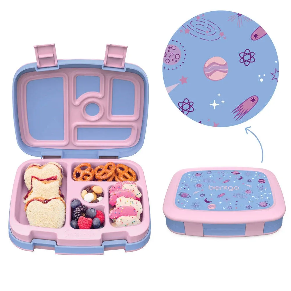 Bentgo Kids' Leakproof Bento Lunch Box - Lavender Galaxy