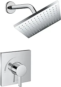 hansgrohe Vernis Blend Shower Set 2.5 GPM, 1-Spray Full Shower Trim Kit in Chrome, 04958000