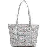 Vera Bradley Small Vera Tote in Mon Amour Gray