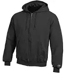 Champion Adult 50/50 Full-Zip Hooded Sweatshirt, Black, Medium