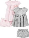 Simple Joys by Carter's Girls' Short-Sleeve and Sleeveless Dress Sets