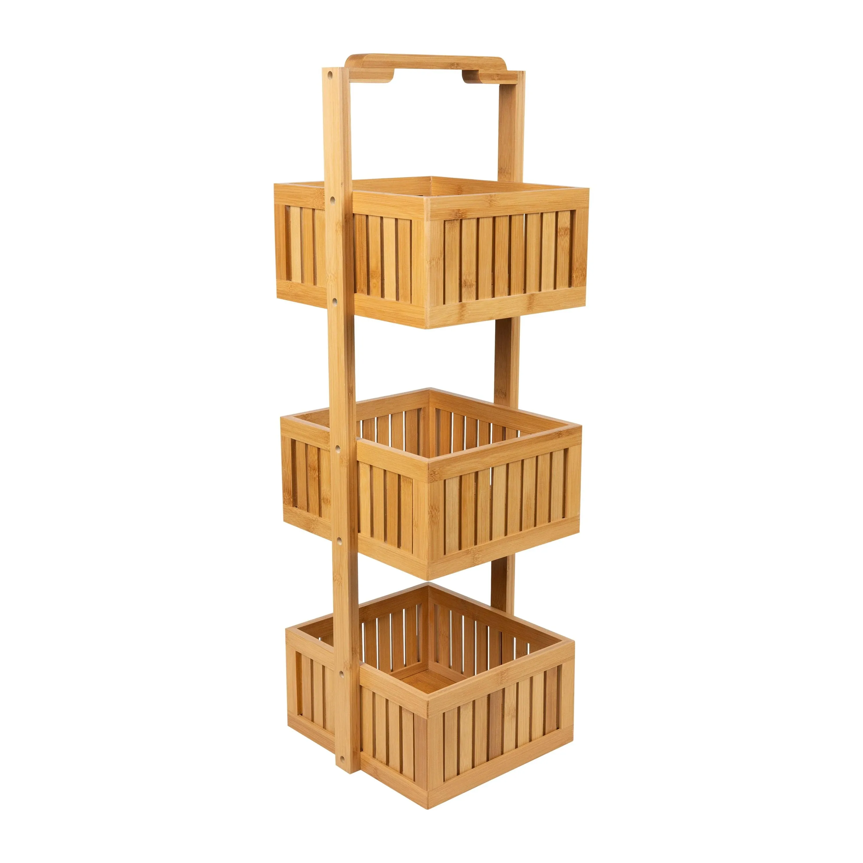 Organize It All Bamboo Lohas Stationary Bathroom Caddy