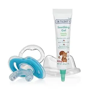 Dr. Talbot's Soothing Gel for Sore Gums with Silicone Gum-EEZ Teether - 2-Piece Set