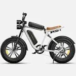 ENGWE M20 Dual Suspension Long Range Ebike White / 13Ah Single Battery