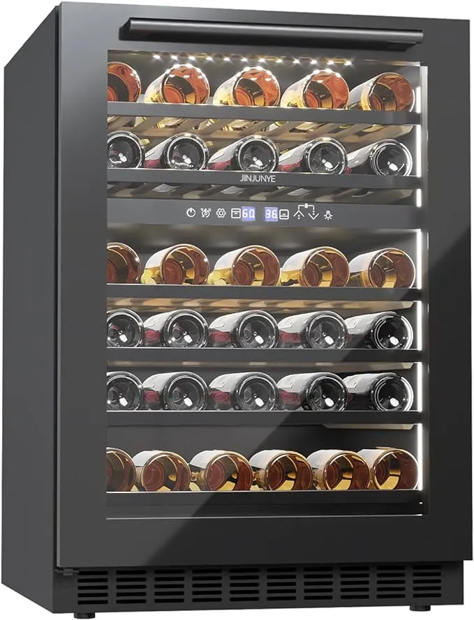 Jinjunye Upgrade 12 Bottle Wine Cooler Refrigerator