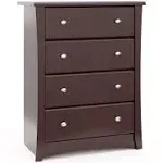 Storkcraft Crescent 4 Drawer Chest, Espresso