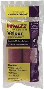 Whizz 51012 Velour Roller Cover, 4"