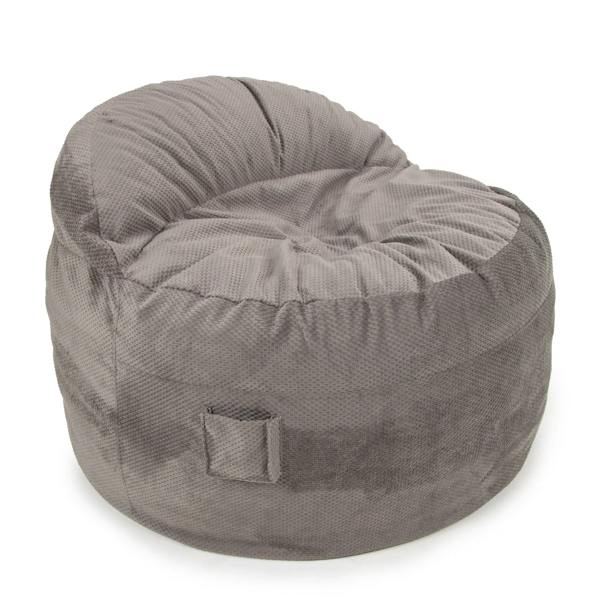 CordaRoy's Adult Bean Bag Chair - Full - Nest Chenille Full / Chenille / Charcoal