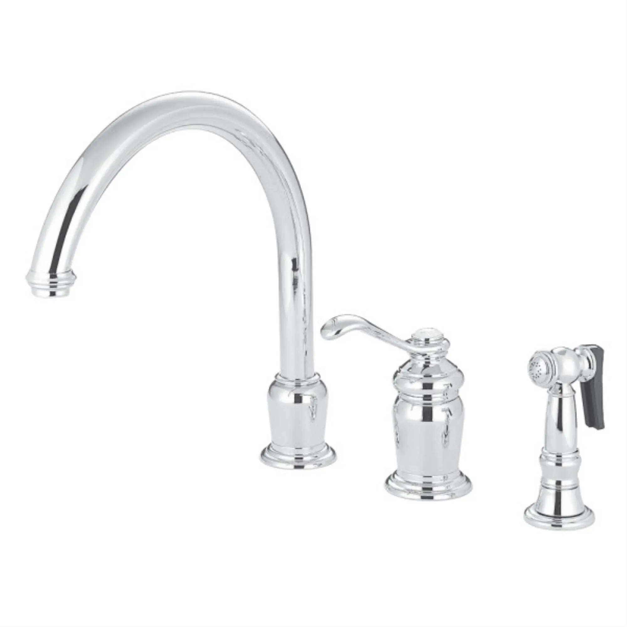 Kingston Brass KS7825TLBS Single-Handle Kitchen Faucet