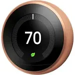 Nest - 3rd Generation Learning Thermostat, Copper