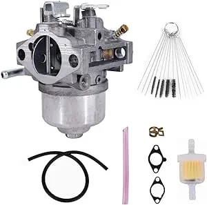 Carburetor for Kawasaki FB460V 4 Stroke Engine 15003-2796 15003-2777 Carb with Gaskets Filter Clamp Fuel Line Cleaner Tool Kit