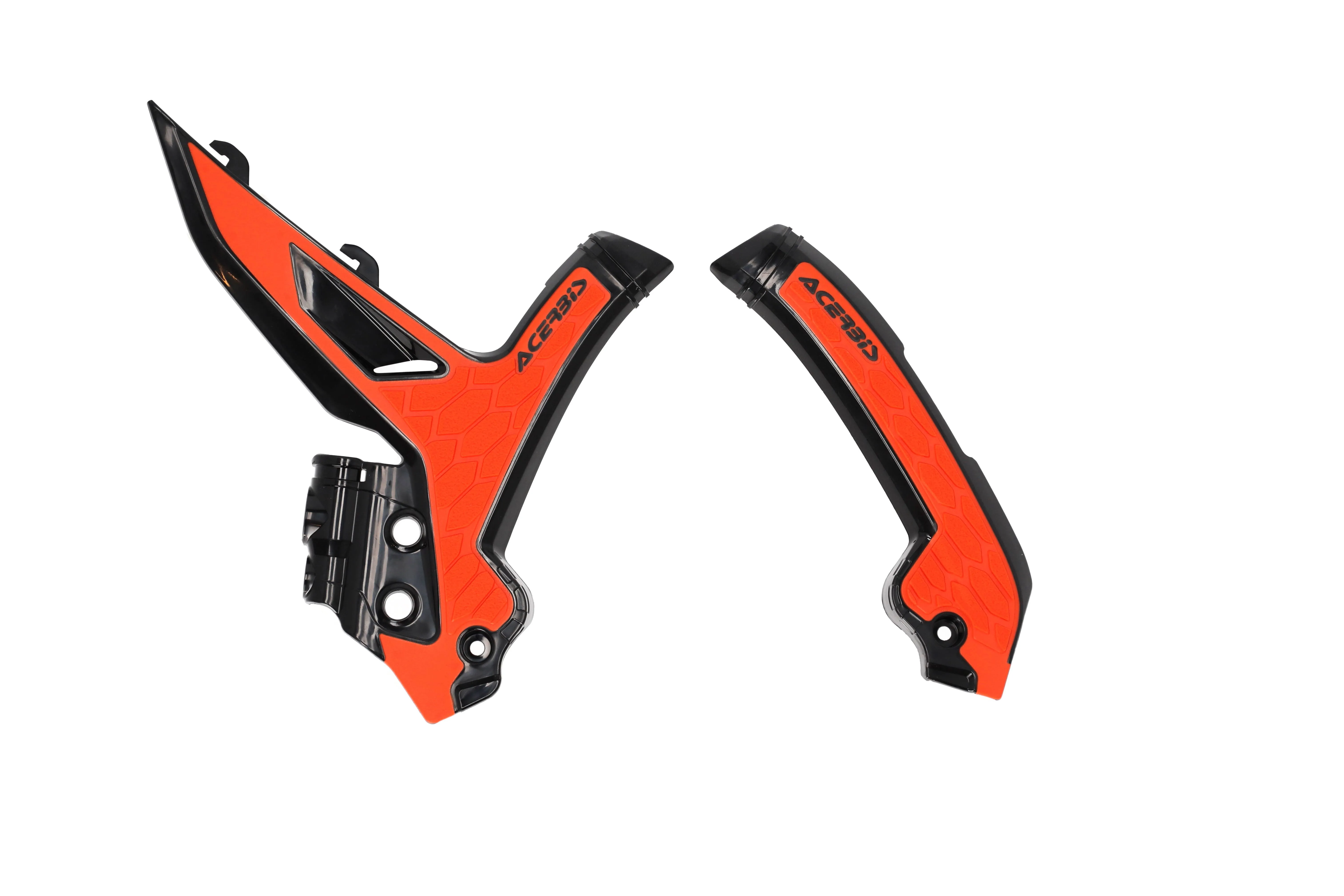 Acerbis 2975045229 X-Grip Frame Guard - Black/Orange