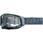 100 Percent Racecraft 2 Goggles - Clear Lens Battleship