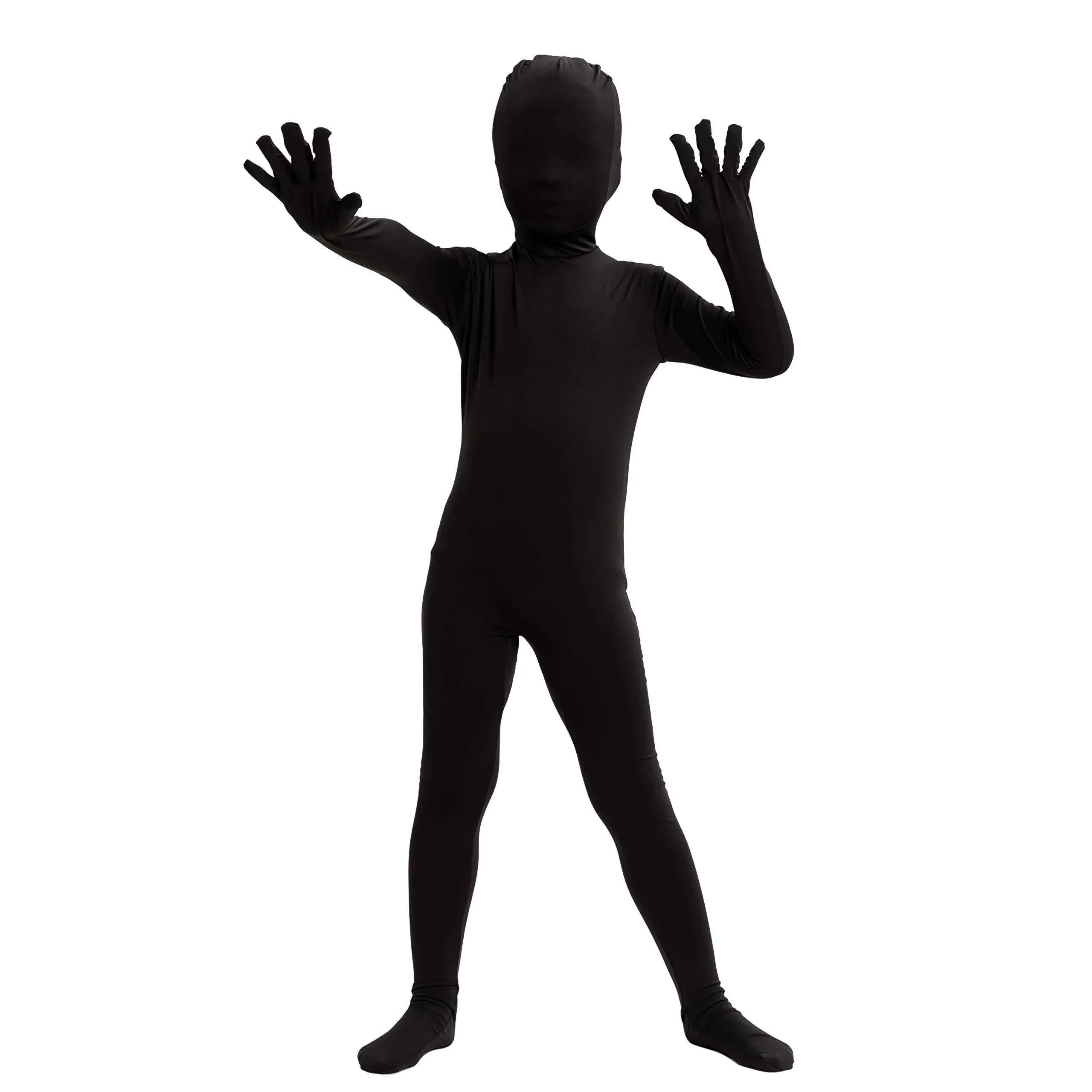 Spooktacular Creations Child unisex Black Skin Costume (X-Large (13-15 yrs))