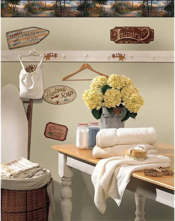 York Wallcoverings Cabin Fever Border