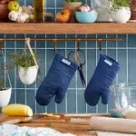 KitchenAid Asteroid Oven Mitt (Set of 2) Cobalt 7" W x 13" L