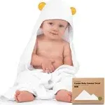 Organic Baby Hooded Bath Towels for Kids