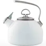 Chantal - Classic 1.8 qt. Enamel-on-Steel Tea Kettle / White