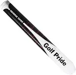 Golf Pride Reverse Taper Pistol Large Putter Grips - Black/White