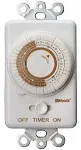 Woods® 20-Amp Direct Wire White Mechanical Timer