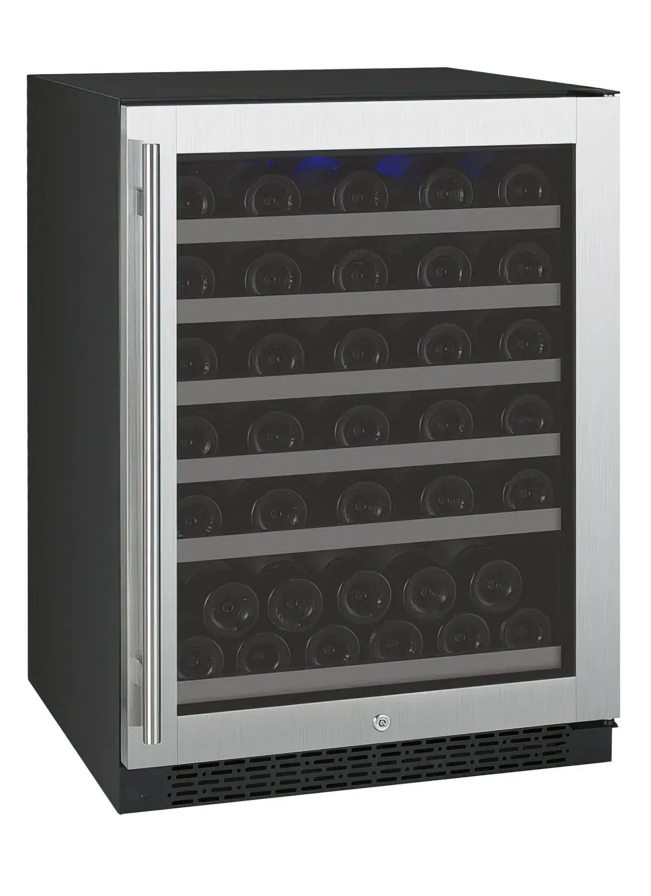 Allavino 24" Wide FlexCount II Tru-Vino 56 Bottle Single Zone Left Hinge Wine Refrigerator