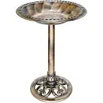 28 in. H Polyresin Lightweight Garden Birdbath