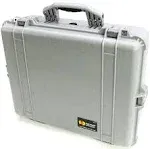 Pelican 1600 | Protector Large Case with Foam Silver