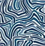 NuWallpaper Spirited Peel and Stick Wallpaper Blue