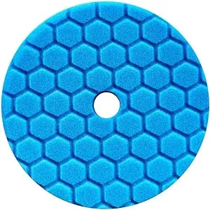 Chemical Guys BUFX115HEX5 Hex-Logic Quantum Polishing/Finishing Pad, Blue (5.5 Inch Fits 5 Inch Backing Plate)