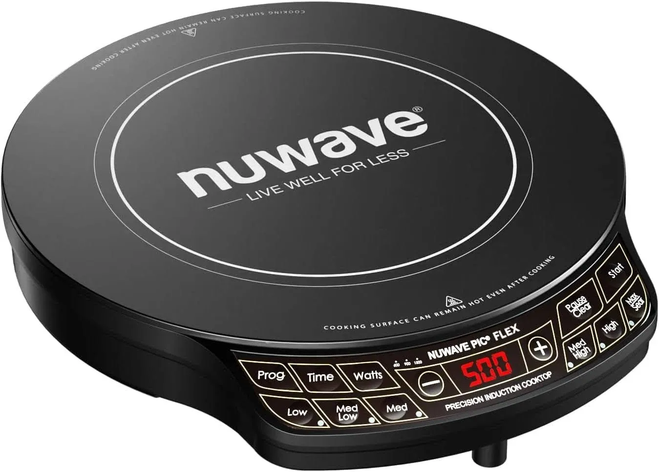 NuWave PIC Flex Compact Portable Powerful Induction Cooktop with Pan NIB