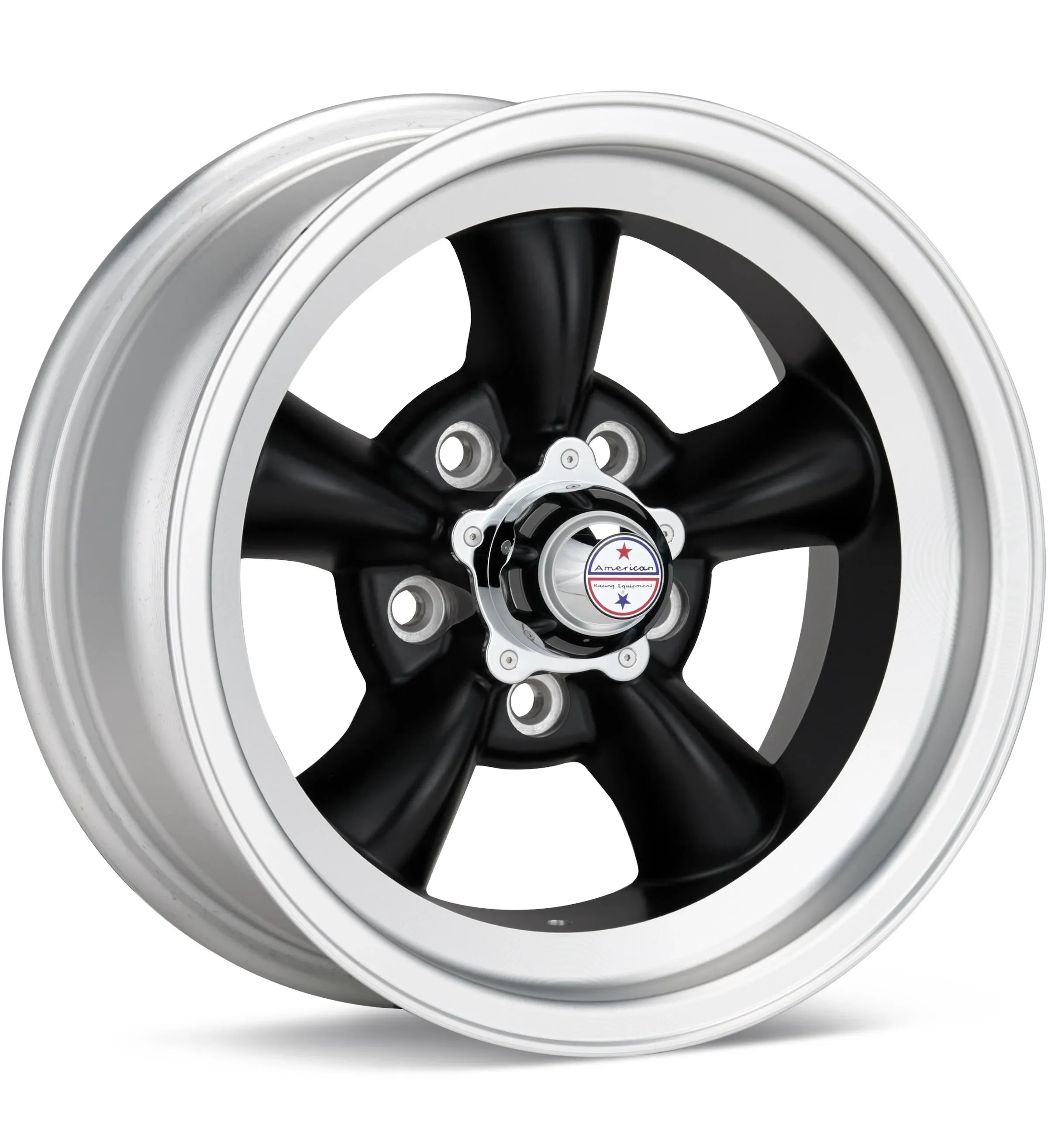 American Racing Wheels VN105 Torq Thrust D Black Lip