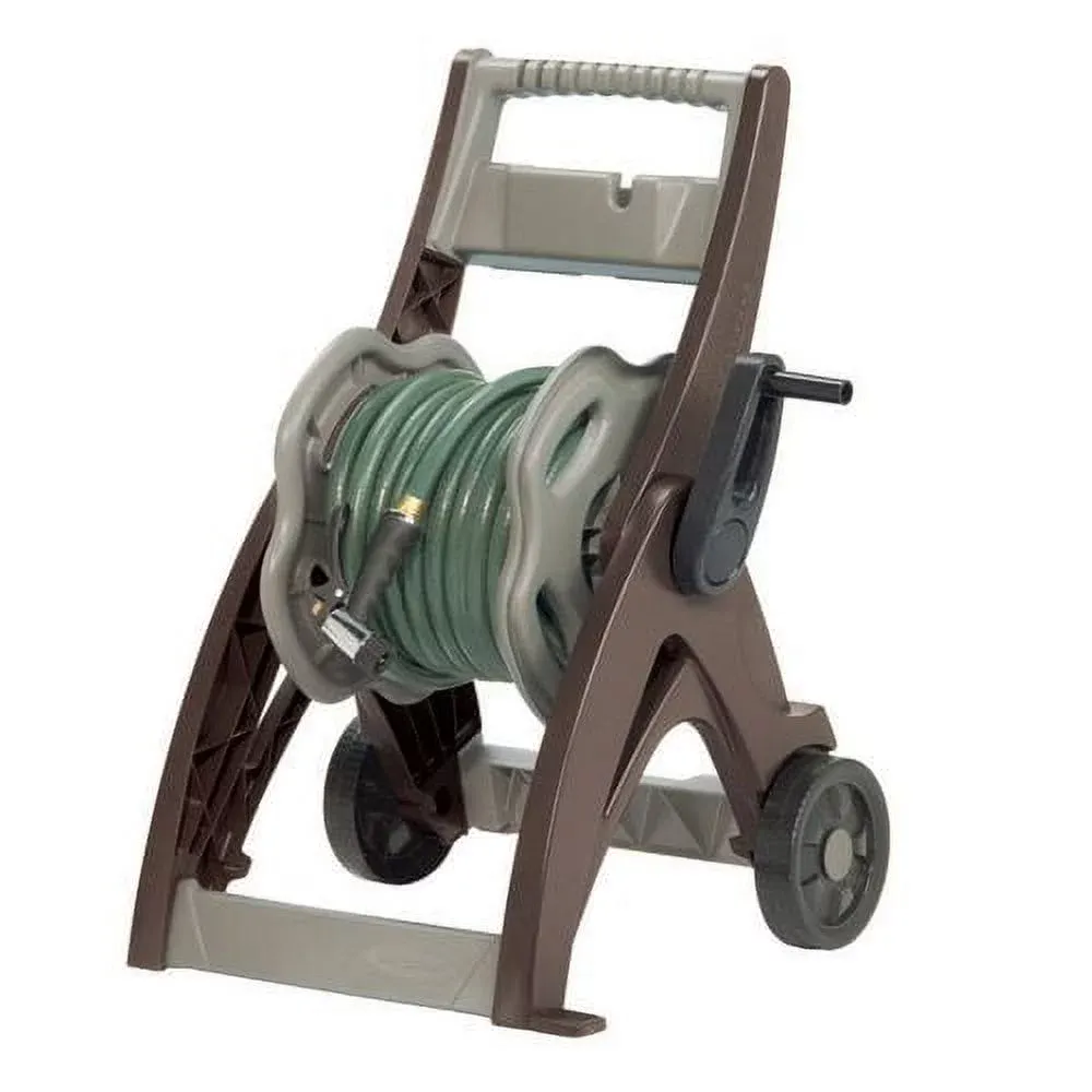 Suncast 175 ft. Hosemobile Hose Reel Cart, Mocha and Taupe