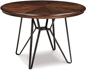 Signature Design by Ashley Mid Century Centiar Dining Room Table, Brown