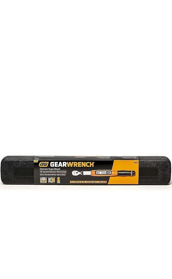 GEARWRENCH 3/8 Drive Electronic Torque Wrench 7.4-99.6 FT LB