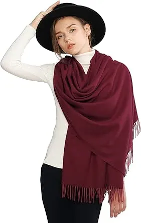 RIIQIICHY Scarfs for Women Fall Winter Pashmina Shawls and Wraps for Evening Dresses Wedding Shawl Blanket Scarves