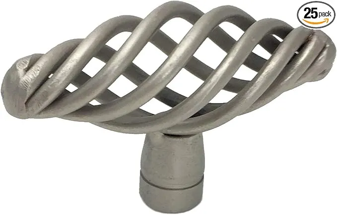 Colester Direct Kitchen Cabinet Hardware Drawer Knob Birdcage (25, Oil Rubbed Bronze)