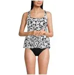 Lands' End Women's Flutter Scoop Neck Tankini Top