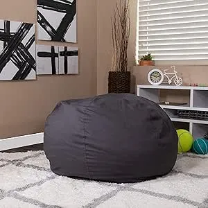 EMMA + OLIVER Oversized Bean Bag Chair for Kids and Adults