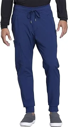 Infinity Cherokee Men's Jogger Pants with Drawstring Waist Mid Rise 5 Pockets Bottoms CK004A