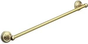 Designers Impressions Royal Series Brushed Brass 24" Towel Bar: MBA7721