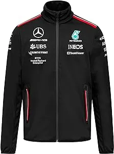 Mercedes AMG Petronas Formula One Team - 2023 Team Softshell Jacket - Black - Men - Size: L