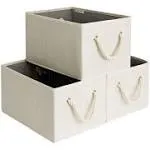 Large Storage Baskets for Organizing, Foldable Storage Baskets for Shelves